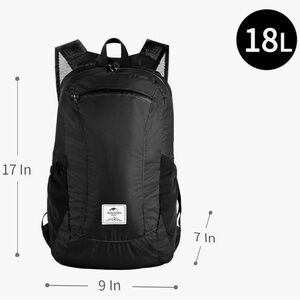 Black Nylon Backpack